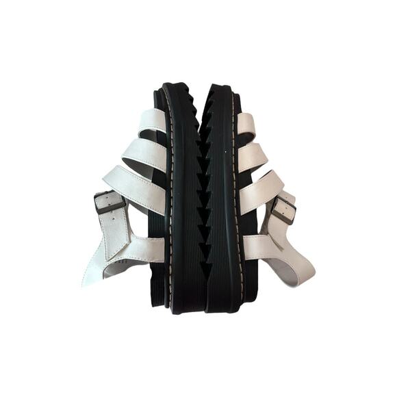 Sincerely Jules Daring Chunky Sole Women’s Sandals Size 7.5 Platform White - Picture 5 of 8